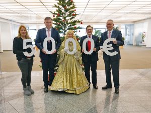 Sparkasse Fürth unterstützt „ Freude für alle “ mit 5.000 Euro 