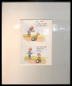 Vom 6. bis 28. Juni stellt der ausgezeichnete Karikaturist Philipp Hubbe seine Cartoons zum Thema Behinderungen und Inklusion in der Sparkasse Fürth aus.