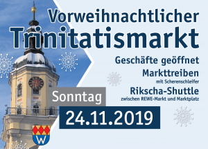 Die Bürgerstiftung Wilhermsdorf lädt im Rahmen des Trinitatismarktes am Sonntag, 24.11.2019 ab 11:30 Uhr, ins Ritterhaus. Verweilen bei Kaffee und selbstgebackenen Kuchen.