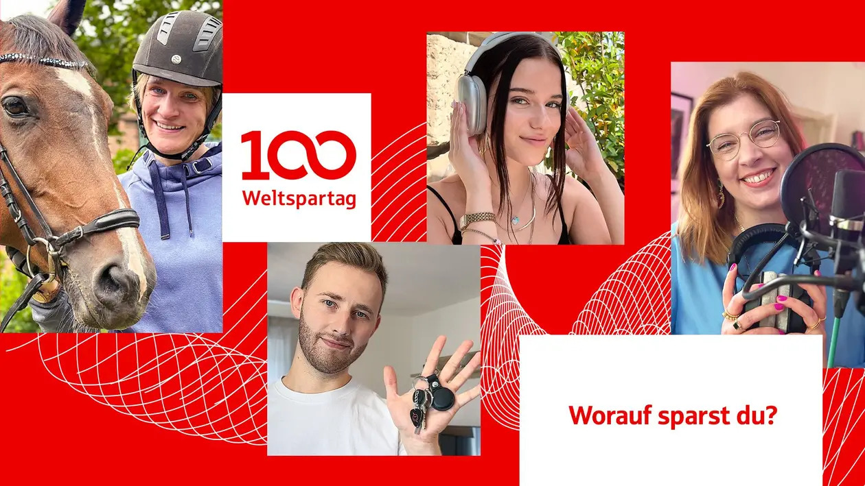 100 Jahre Weltspartag - feiert vom 28. bis 31. Oktober mit uns. 🎉️