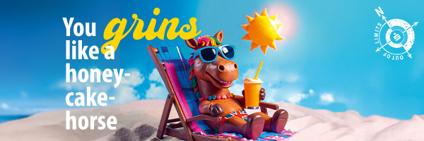 You grins lika a honey-cake-horse: Out of Limits-Sprachreise zum Sparkassen-Sonderpreis. | Sprachreisen