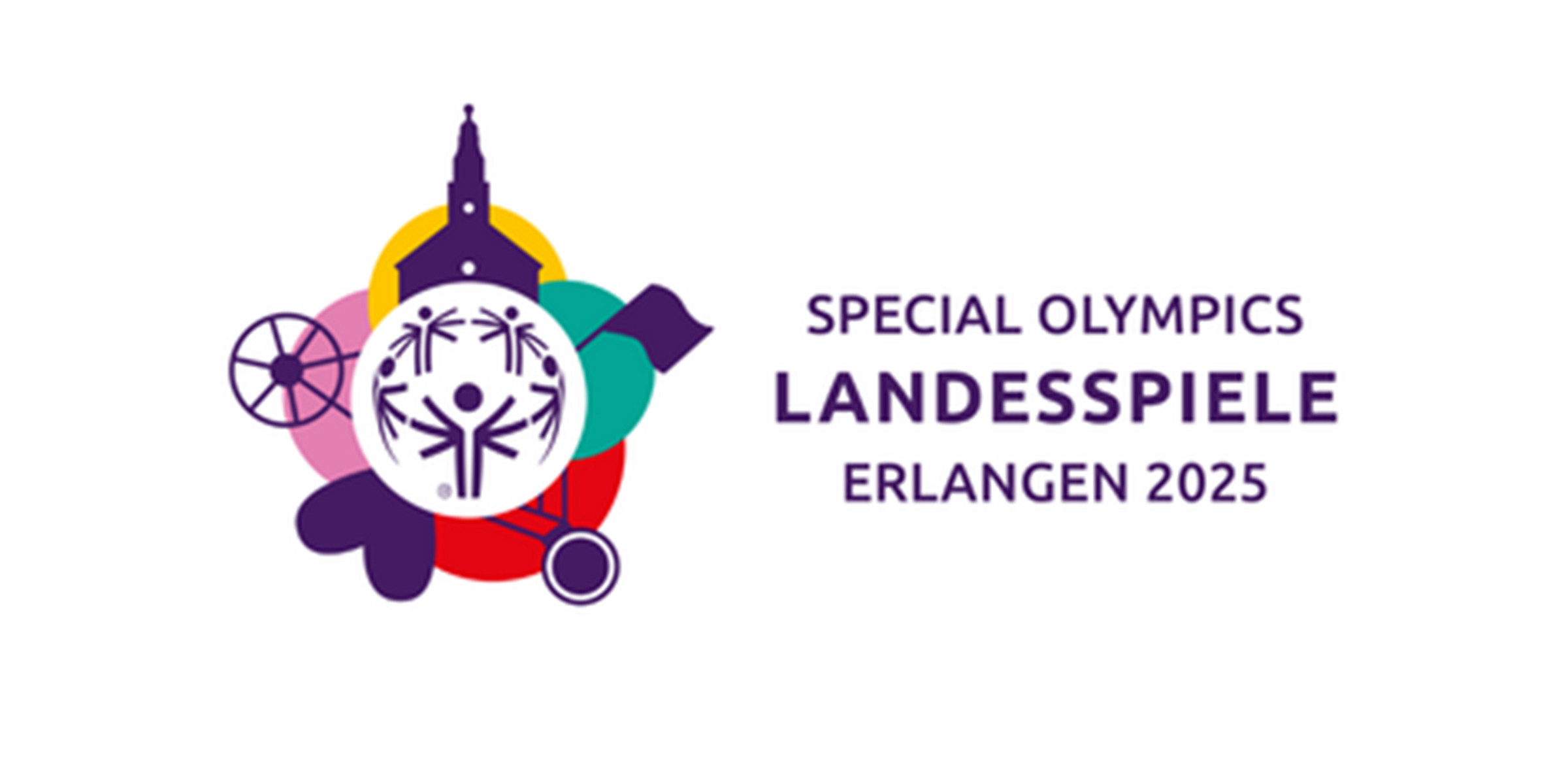 Vom 14. bis 18. Juli 2025 werden 21 Sportlerinnen und Sportler an den Start der Special Olympics Bayern 2025 gehen. Logo der Special Olympics Bayern 2025
